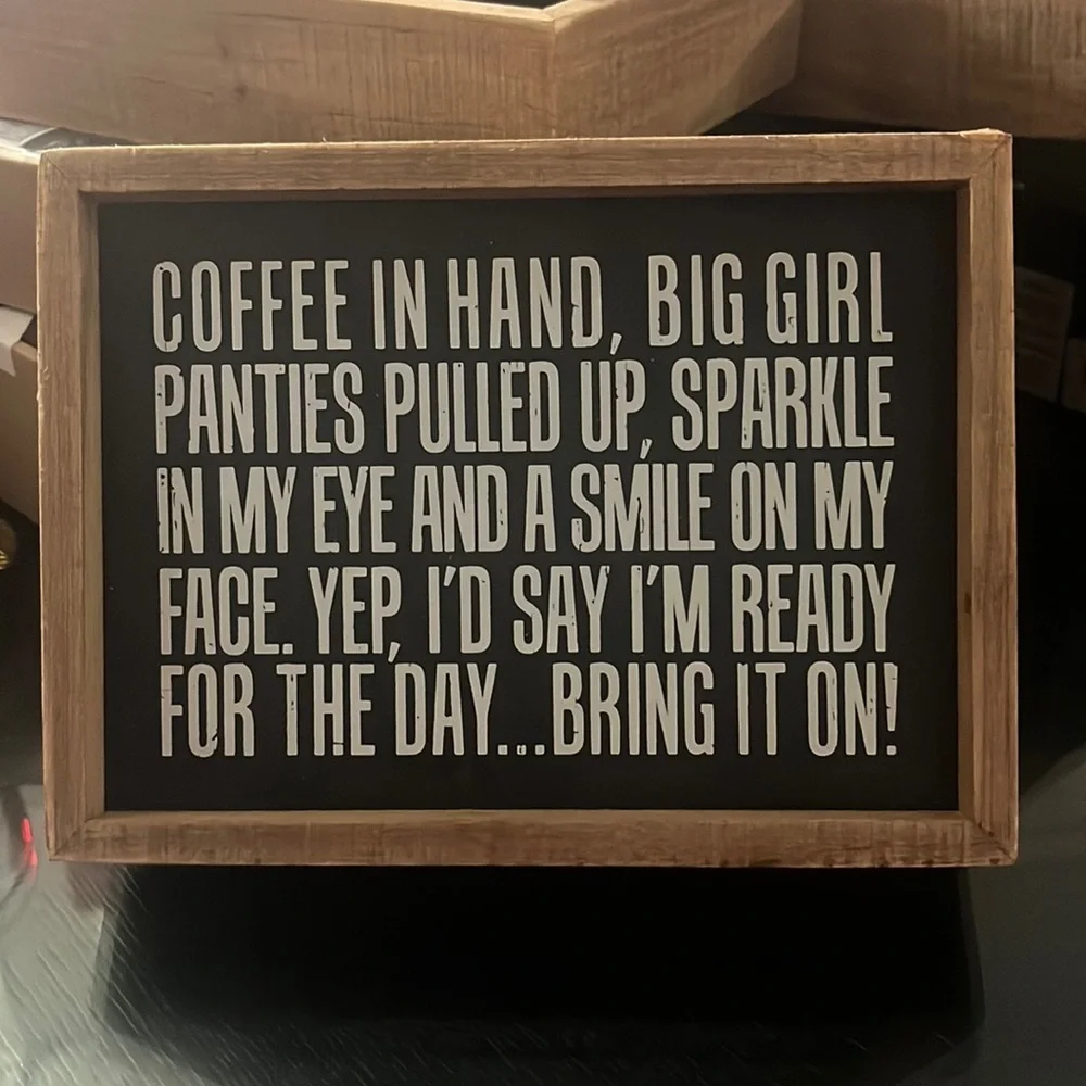 Small Inspirational Message Frame - Picture 1 of 1